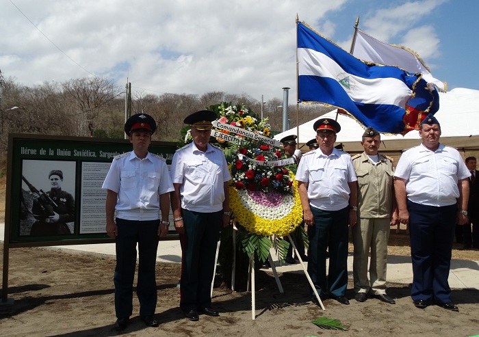 Conmemoran al héroe de la Unión Soviética "Sargento Vasili Grigorievich Záitev"