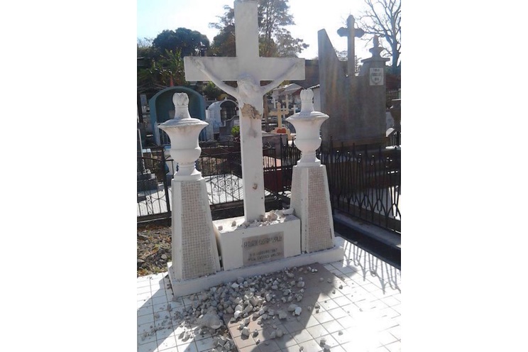 Inescrupulosos destruyen imágenes de Cristo en Chontales