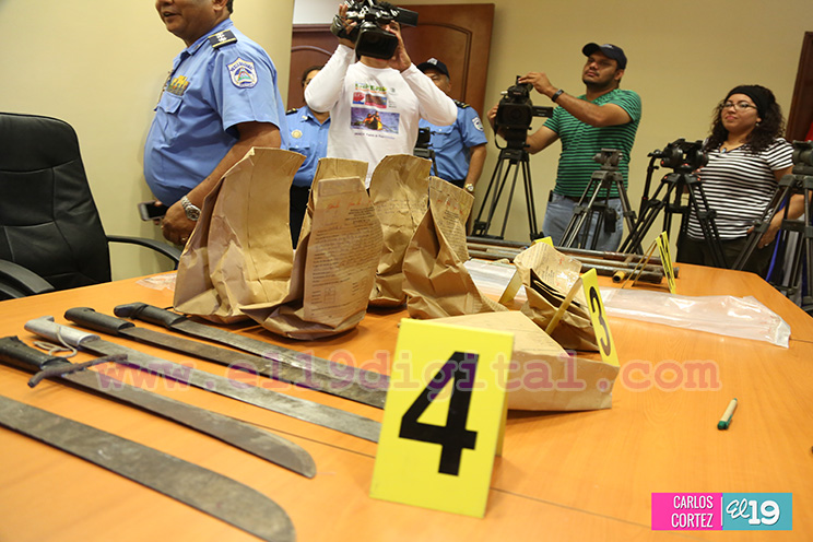 Policía Nacional desarticula a dos peligrosas bandas delincuenciales de Ciudad Sandino