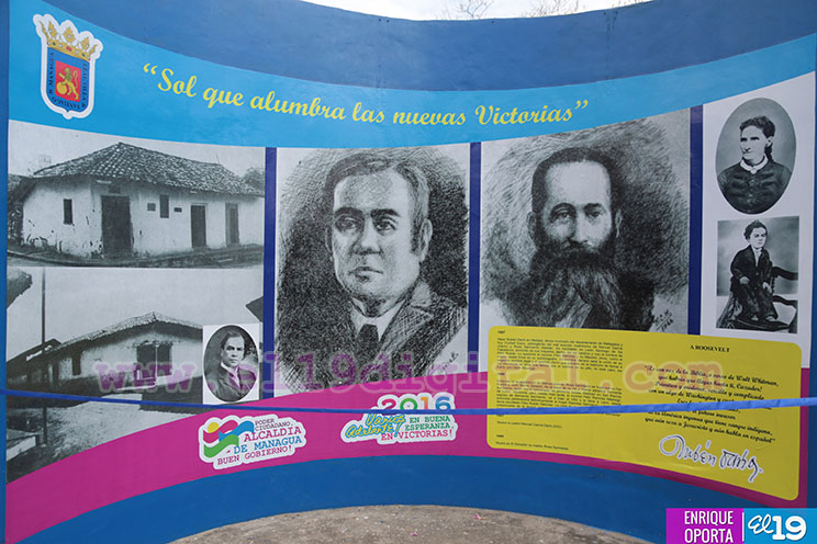 Inauguran murales sobre la vida de Rubén Darío
