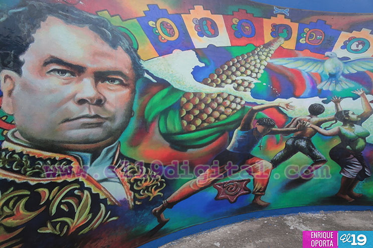 Inauguran murales sobre la vida de Rubén Darío
