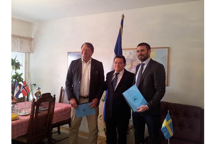 Representantes de la Universidad de Lund de Suecia visitan Embajada de Nicaragua en Estocolmo