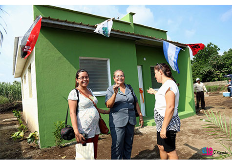 Una nueva vivienda, una nueva vida para las familias nicaragüenses a 34 años de la Revolución