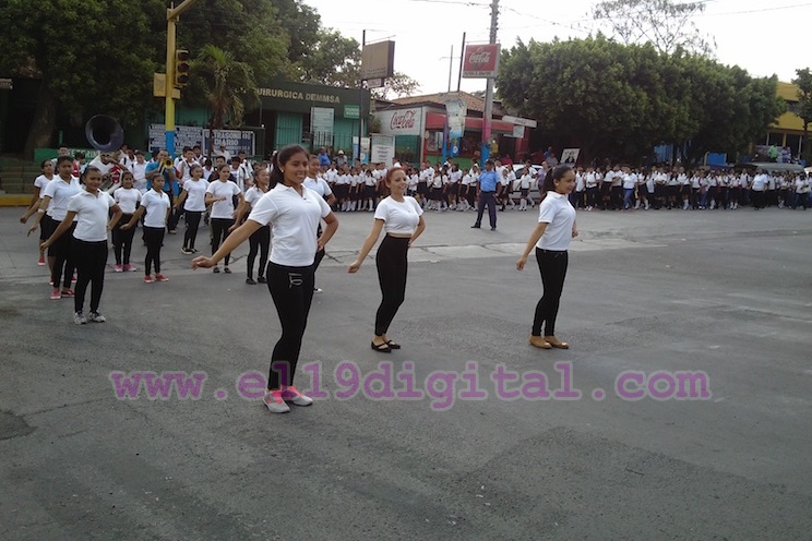 Juventud de Ticuantepe marcha por la vacunación