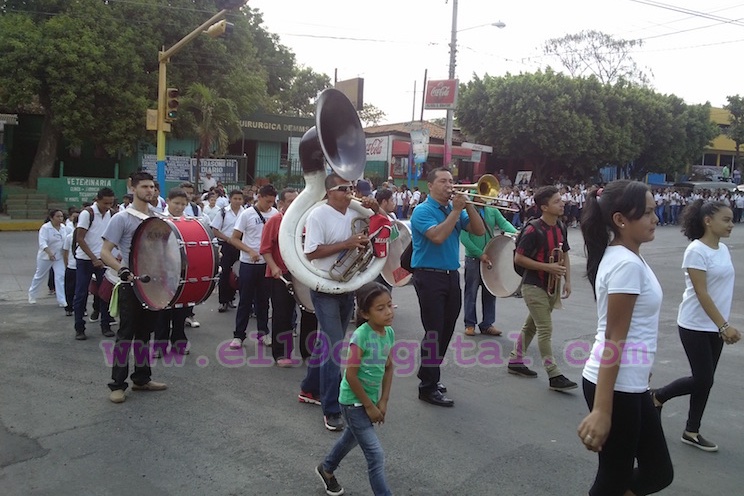 Juventud de Ticuantepe marcha por la vacunación
