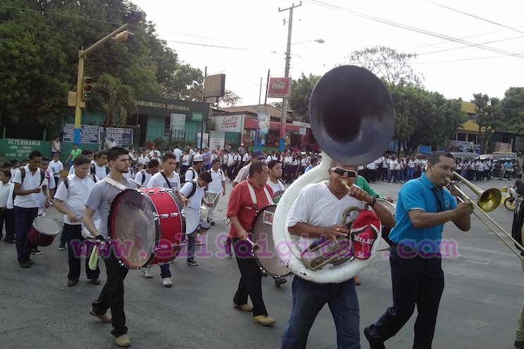 Juventud de Ticuantepe marcha por la vacunación