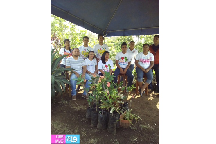 Juventud Sandinista de Carazo desarrolla campaña #YoAdoptoUnÁrbol