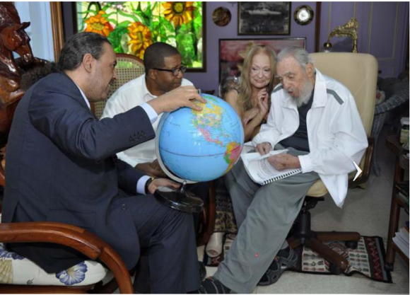 Recibió Fidel al Presidente de la Asociación de Comités Olímpicos Nacionales