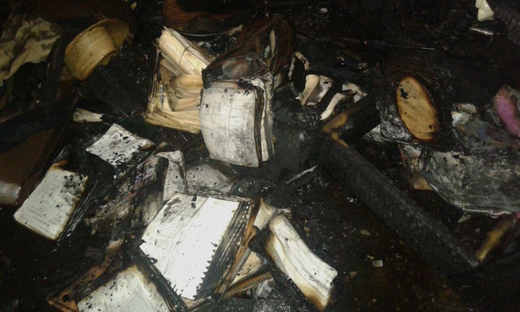 Incendio controlado en bodega de Alcaldía de Masaya