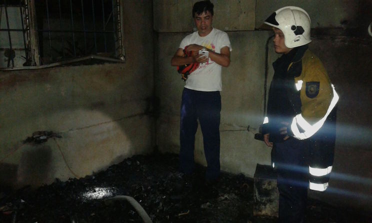 Incendio controlado en bodega de Alcaldía de Masaya
