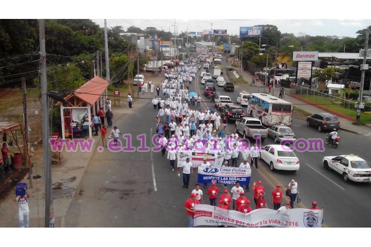 Por Amor a la Vida, marchan para prevenir accidentes de tránsito 
