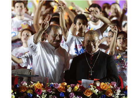 Cardenal Miguel: Juventud ha sido protagonista de grandes cambios y transformaciones de nuestra patria