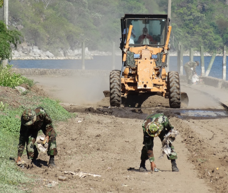 Ejército de Nicaragua participa en Jornada Ecológica en Laguna de Xiloá