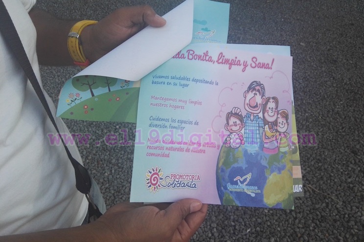 Jóvenes invitan a familias de El Dorado a sumarse a campaña de cuido al medioambiente