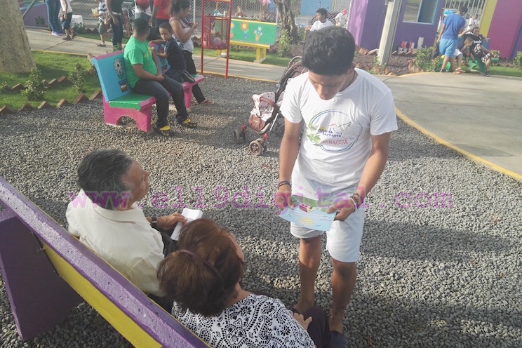 Jóvenes invitan a familias de El Dorado a sumarse a campaña de cuido al medioambiente