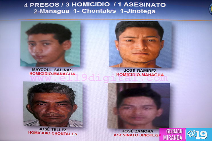 En una semana la Policía Nacional logra dar fuertes golpes al crimen común y organizado
