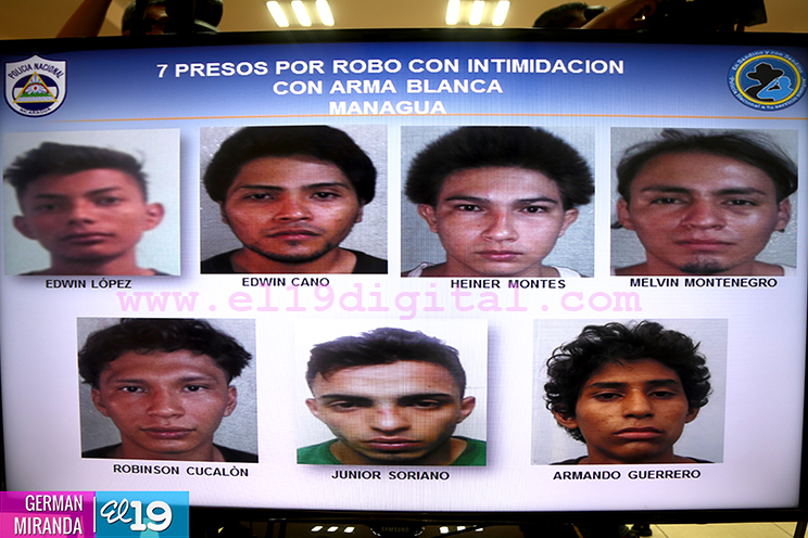 En una semana la Policía Nacional logra dar fuertes golpes al crimen común y organizado