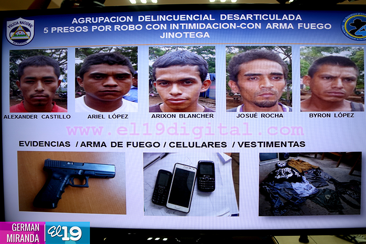 En una semana la Policía Nacional logra dar fuertes golpes al crimen común y organizado