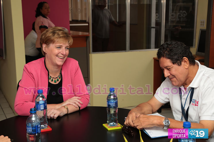 El 19 Digital recibe a la Embajadora de Estados Unidos en Nicaragua, Laura F. Dogu