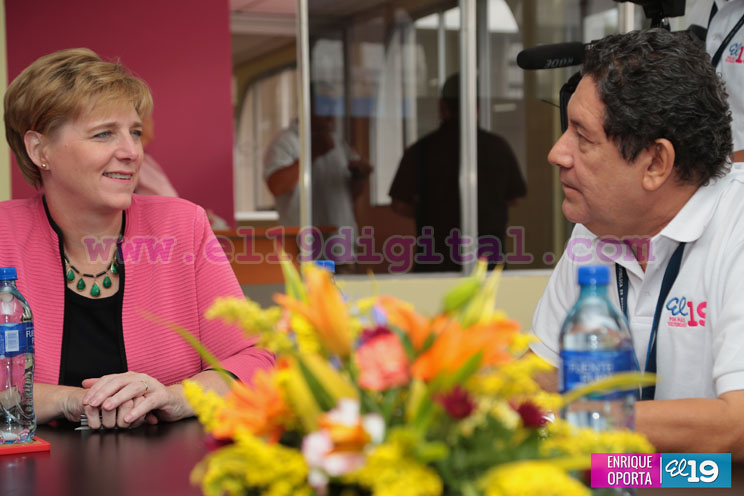 El 19 Digital recibe a la Embajadora de Estados Unidos en Nicaragua, Laura F. Dogu