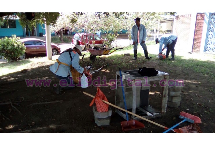 Realizan jornada de limpieza en el Hospital Alemán-Nicaragüense
