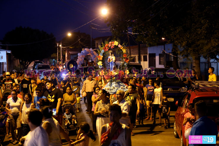 Celebran alegre Vigilia en honor a María Auxiliadora en Managua