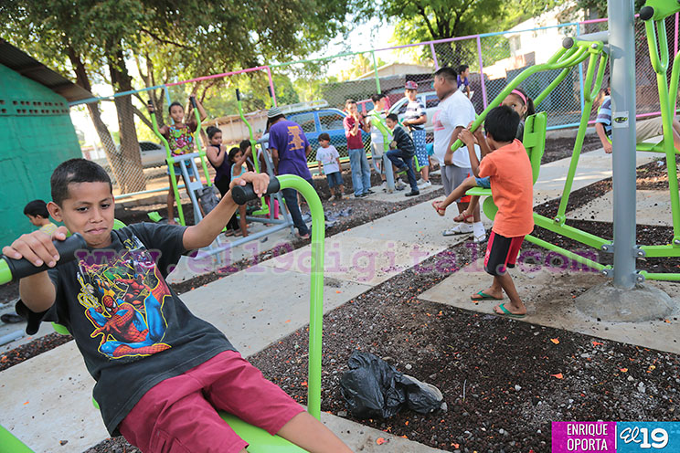 Rehabilitan parque en el barrio José Isaías Gómez