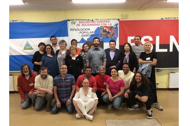 Realizan IV Encuentro Europeo de Solidaridad con la Revolución Popular Sandinista 