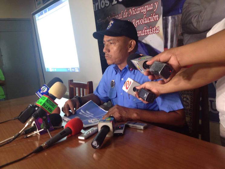 Policía Nacional de Estelí brinda conferencia de prensa sobre asesinato de Xiomara Cruz