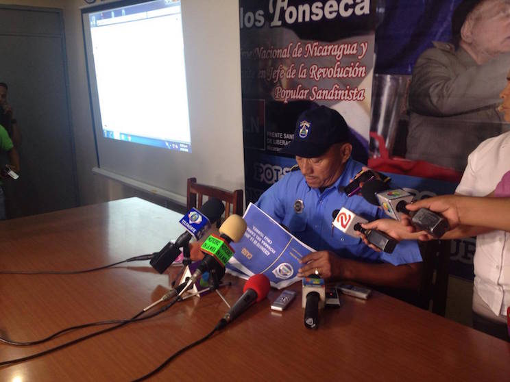 Policía Nacional de Estelí brinda conferencia de prensa sobre asesinato de Xiomara Cruz