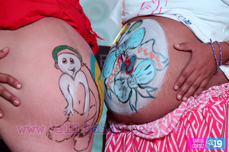 Mamá de 5, con una barriga de 56 centímetros, se llevó el premio a la “Madre Panza”