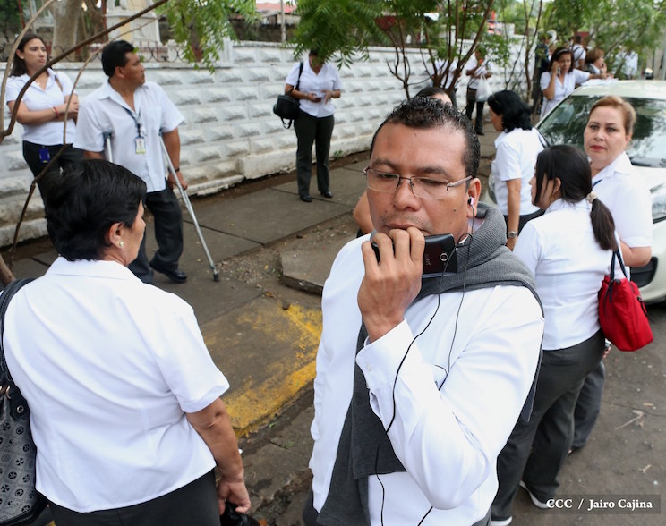 Fuertes sismos en Managua