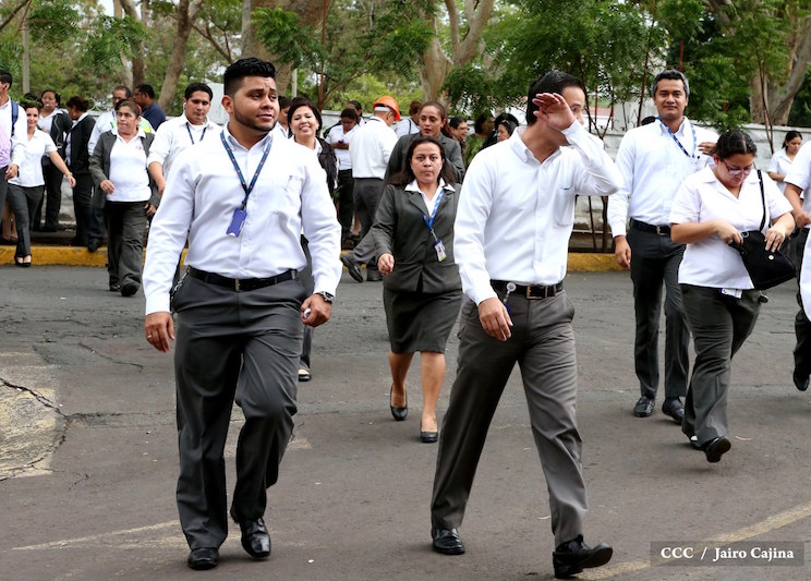 Fuertes sismos en Managua