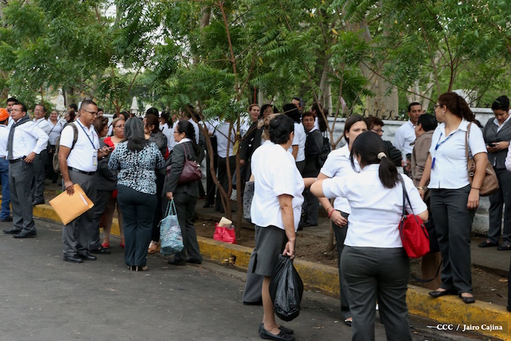 Fuertes sismos en Managua