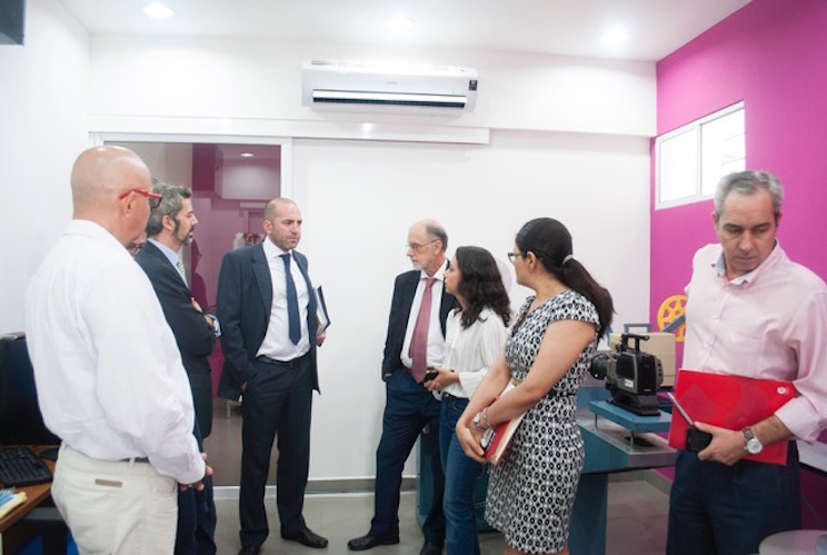 Jefe del Departamento de Promoción y Cooperación Cultural de AECID visita la Cinemateca Nacional