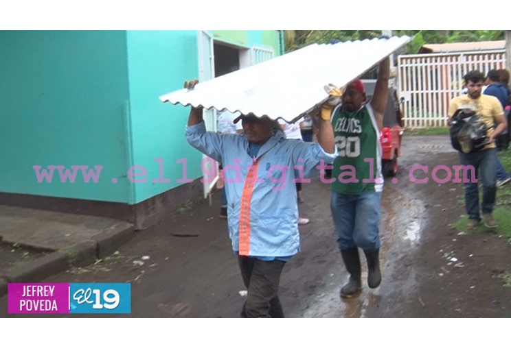 Alcaldía de Managua asiste a familias afectadas por las constantes lluvias