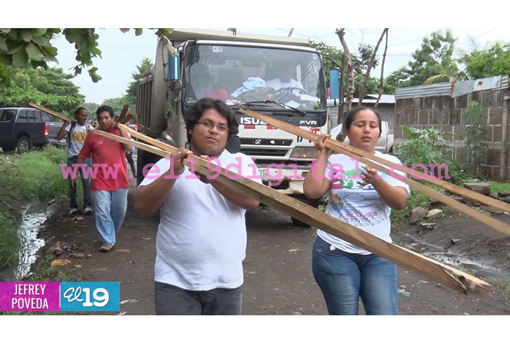 Alcaldía de Managua asiste a familias afectadas por las constantes lluvias