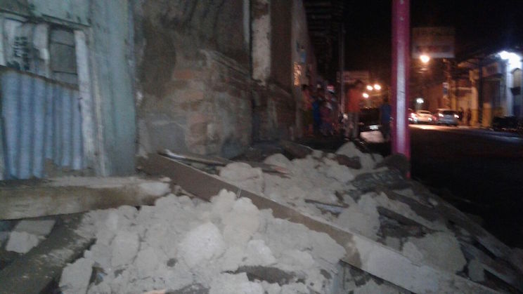 Vivienda sucumbe a lluvias en Masaya
