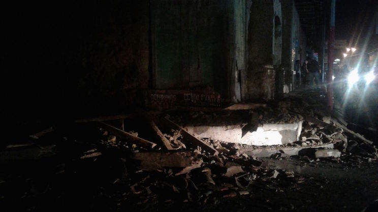 Vivienda sucumbe a lluvias en Masaya