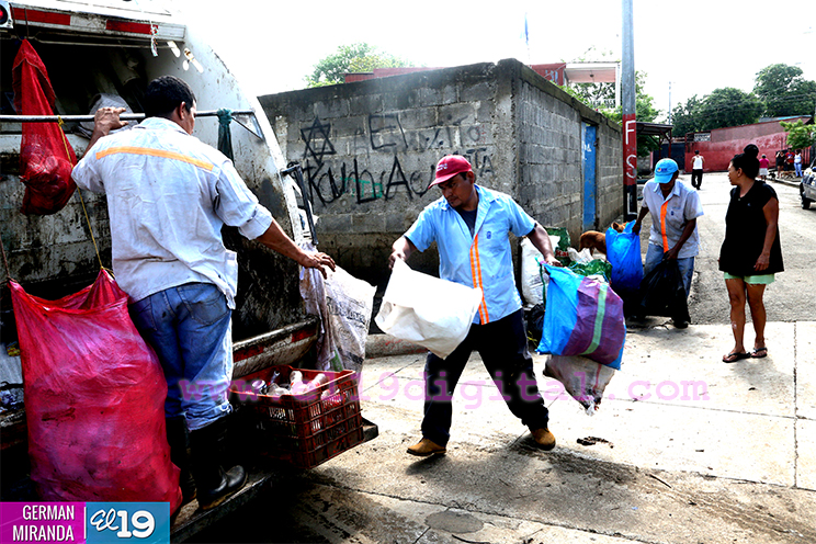 Recolección de basura garantiza la salud de habitantes del Pablo Ubeda