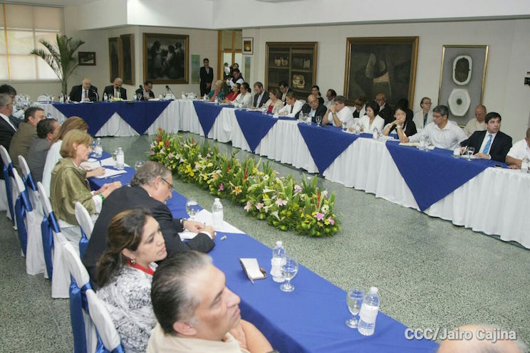 Nicaragua presenta su posición sobre el Acuerdo de París al cuerpo diplomático 