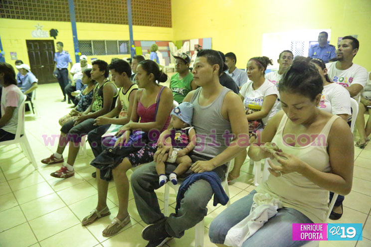 Policía Nacional celebra encuentro con jóvenes del distrito IV de Managua