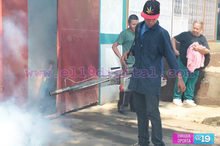 Fumigación domiciliar ha reducido índice de enfermedades en barrio Enrique Gutiérrez