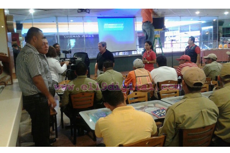 Sinapred fortalece planes de emergencia con gerencia corporativa de Plaza Inter