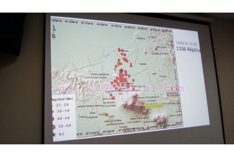 SINAPRED brinda informe sobre terremoto de 6.3 grados