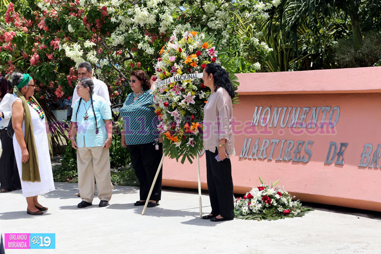 Conmemoran 37 aniversario de tránsito a la inmortalidad de Héroes y Mártires de Batahola