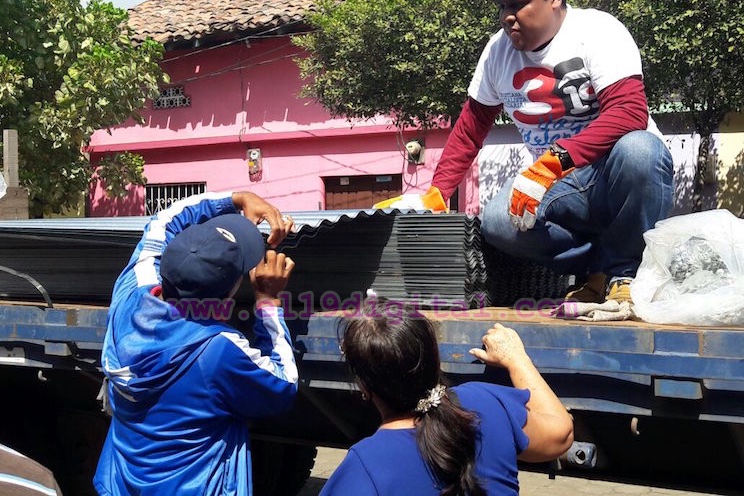 Plan Techo llega a familias afectadas por terremoto en Chinandega