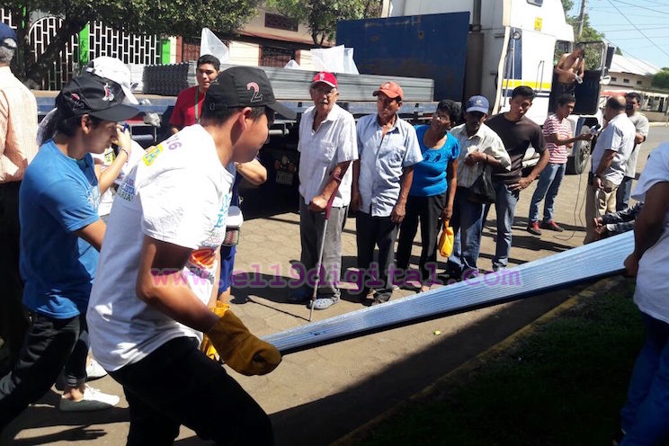 Plan Techo llega a familias afectadas por terremoto en Chinandega