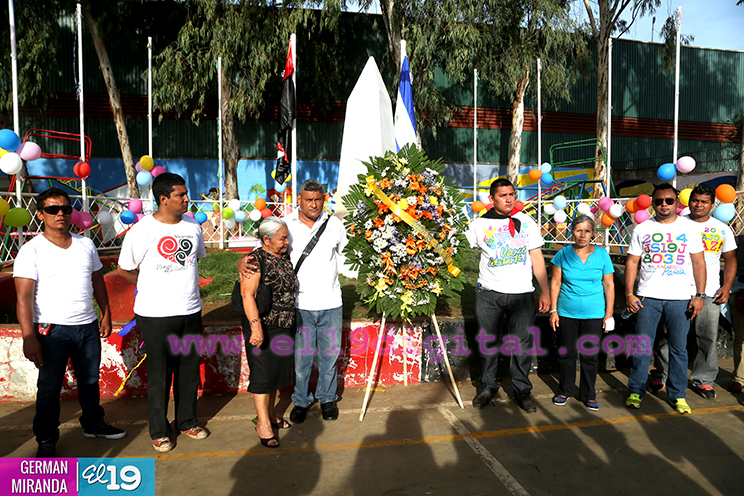 Niñ@s ofrecen un tierno homenaje a los Héroes y Mártires del Barrio San José Oriental  