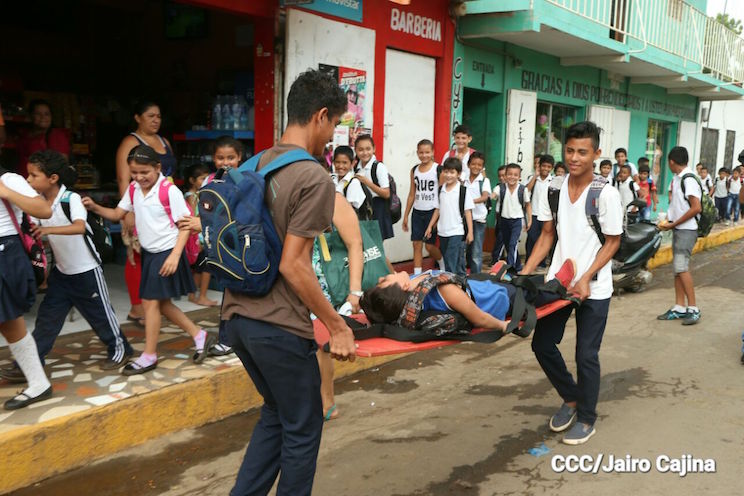Nicaragua efectúa segundo Ejercicio Nacional de Protección y Salvaguarda de la Vida ante Amenazas Múltiples
